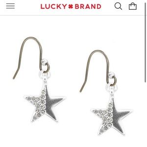 Lucky Brand Star Earrings! Brand new. Never worn.
